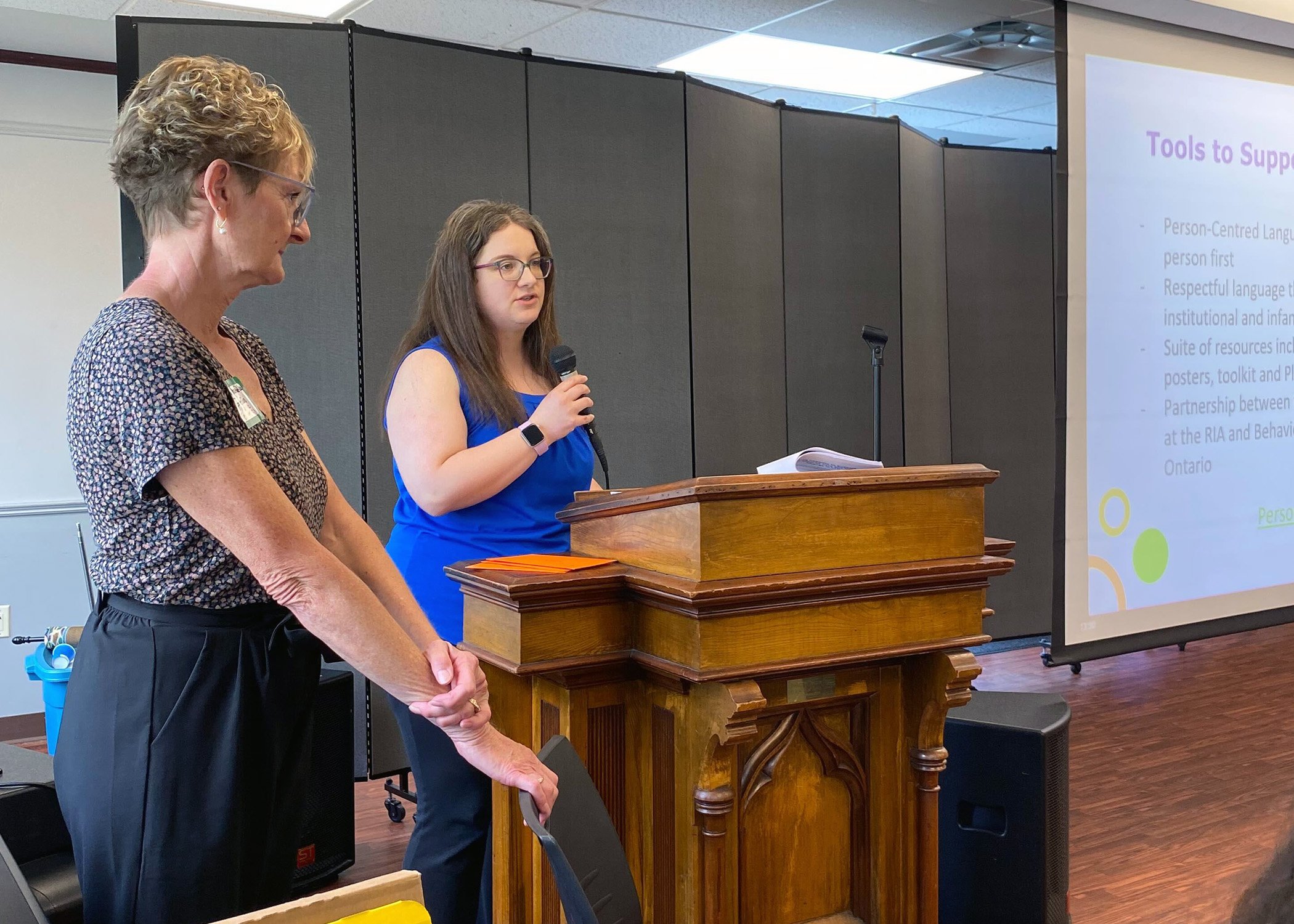 Photo: Kingston, ON — Our keynote speakers Lindsay Passfield-Leu and Michelle Fleming